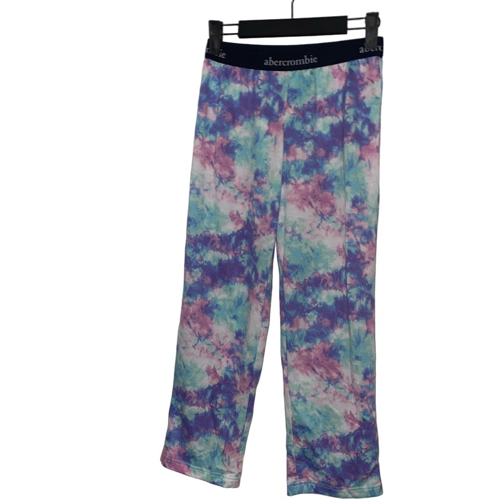 Girls Abercrombie Kids Purple and Pink Pajama Lounge Pants Size Medium